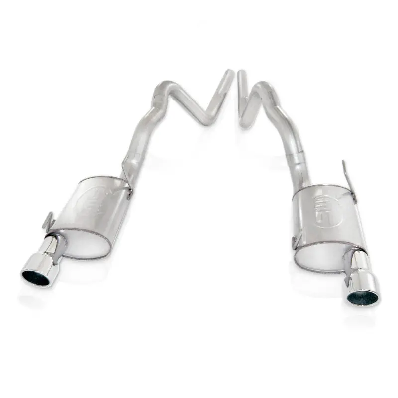 Stainless Works 2007-10 Shelby Gt500 3In Catback X-Pipe Chambered Mufflers 1