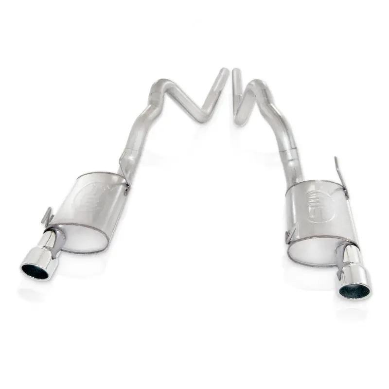 Stainless Works 2007-10 Shelby Gt500 3In Catback X-Pipe Chambered Mufflers 2