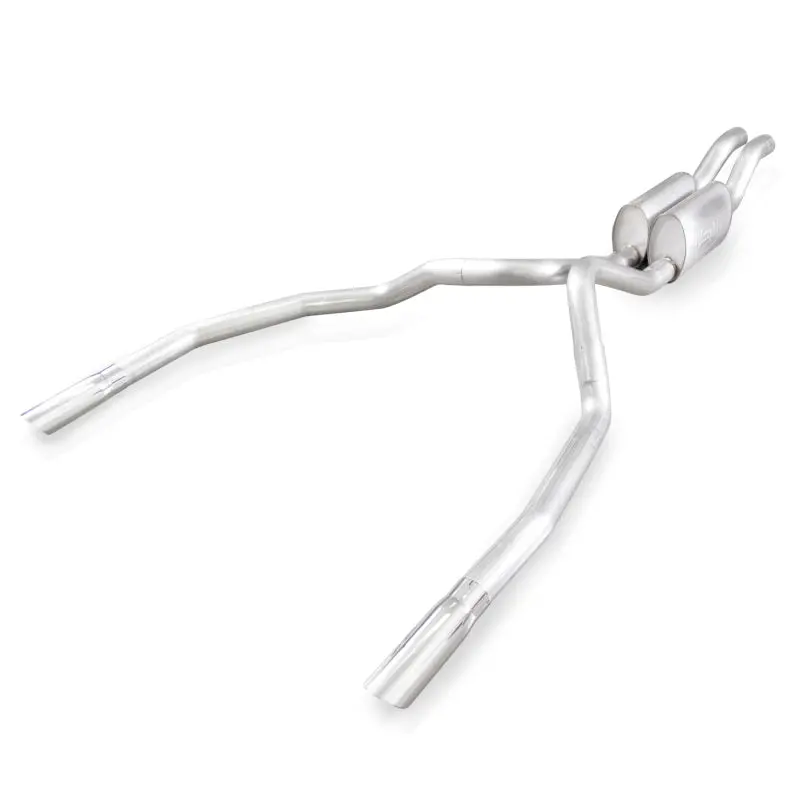 Stainless Works 2010-14 Ford Raptor 3In Exhaust S-Tube Mufflers Under Bumper Exit 2