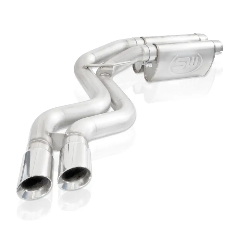Stainless Works 2010-14 Ford Raptor Exhaust X-Pipe Turbo Resonator Front Passenger Rear Tire Exit 1