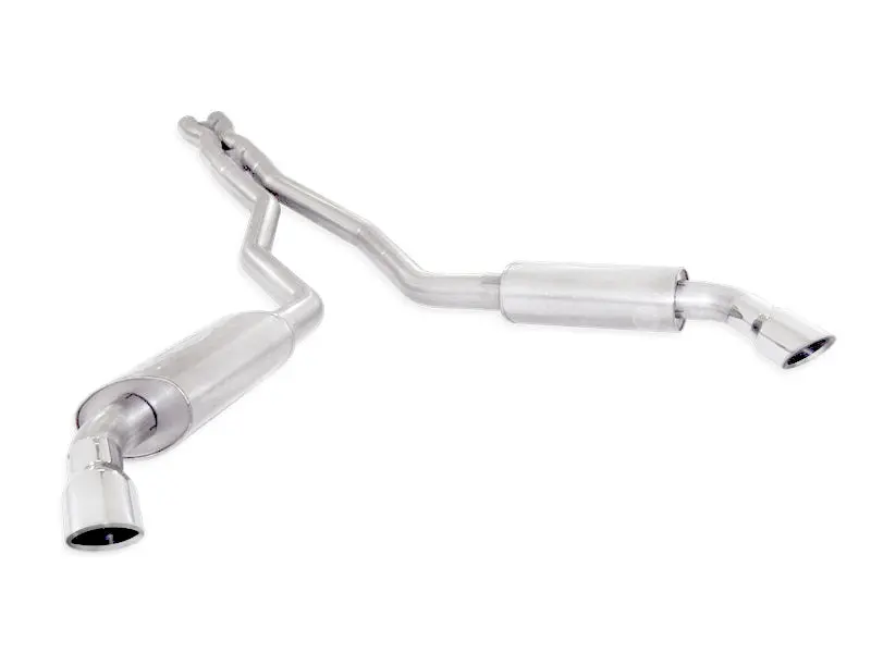 Stainless Works 2010-15 Camaro 6.2L 3In Exhaust X-Pipe Chambered Turbo Mufflers Polished Tips 1
