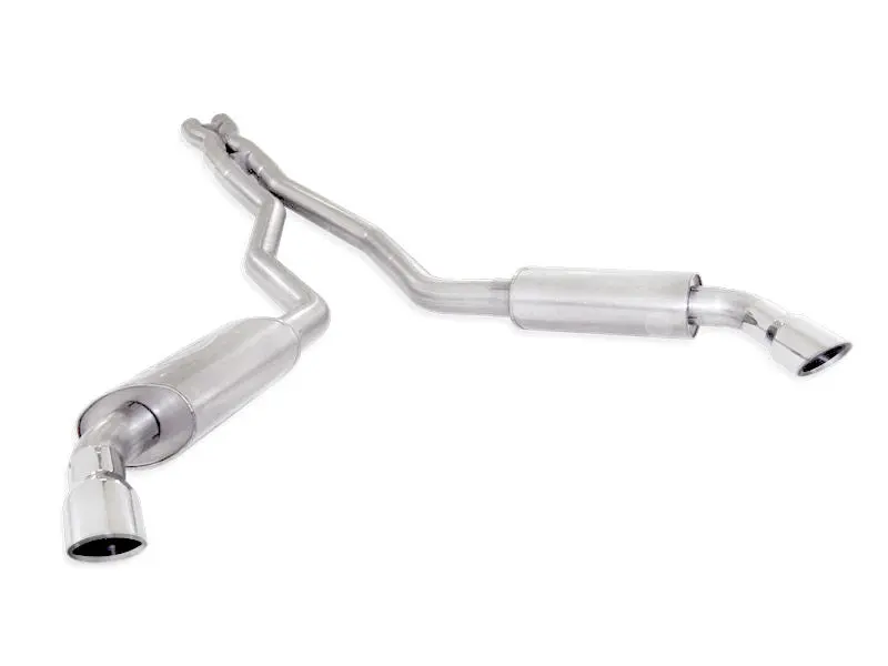Stainless Works 2010-15 Camaro 6.2L 3In Exhaust X-Pipe S-Tube Turbo Mufflers Polished Tips 1