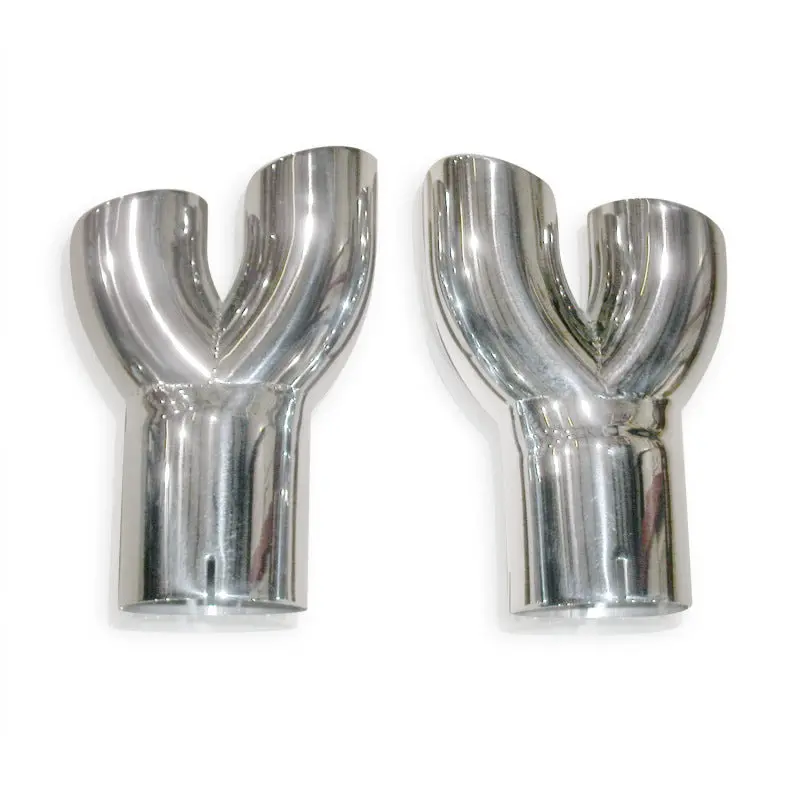 Stainless Works 2010+ Camaro Y-Tips For Factory Ground Effects 1