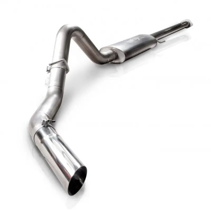 Stainless Works 2011-14 F-150 3.5L 3-1/2In Catback S-Tube Muffler Factory Connection 1