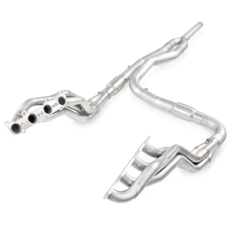 Stainless Works 2011-14 F-150 5.0L 1-3/4In Primaries 3In High-Flow Cats Y-Pipe 1
