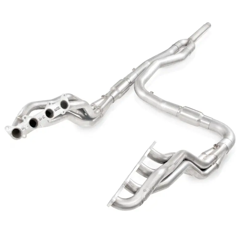 Stainless Works 2011-14 F-150 5.0L 1-7/8In Primaries 3In High-Flow Cats Y-Pipe 1