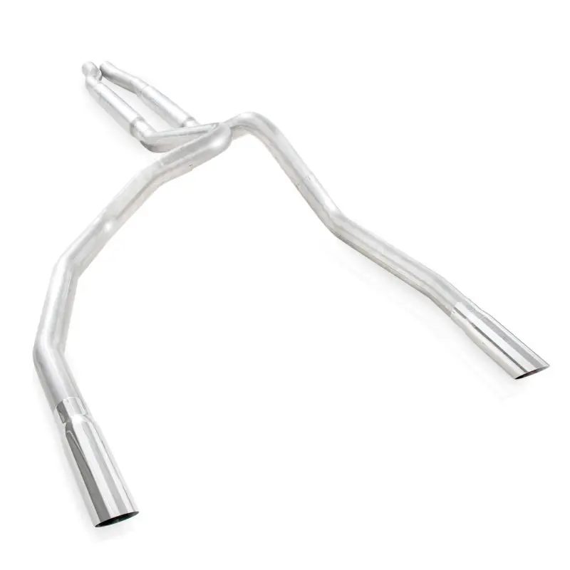 Stainless Works 2011-14 F-150 5.0L 3In Exhaust S-Tube Mufflers Under Bumper Exit 1