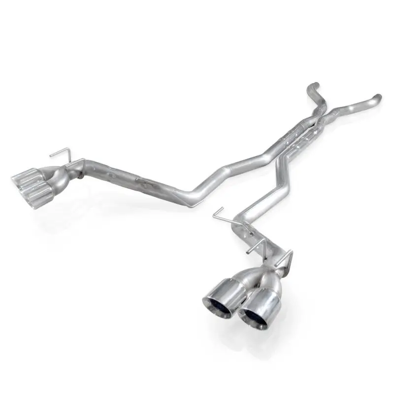 Stainless Works 2012-15 Camaro Zl1 6.2L 3In Catback Dual Chambered Exhaust X-Pipe Quad Tips 2