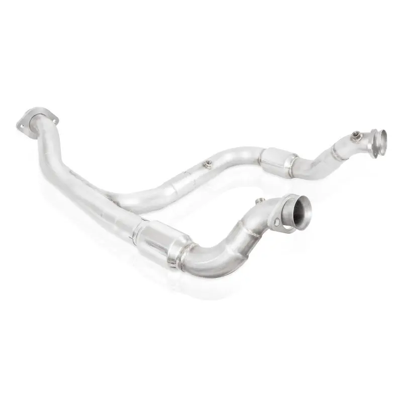 Stainless Works 2015-16 F150 2.7L Downpipe 3In High-Flow Cats Y-Pipe Factory Connection 1