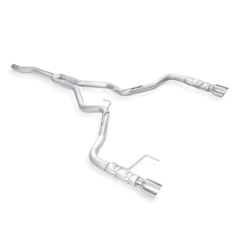 Stainless Works 2015-16 Mustang 2-1/2In Catback Retro Chambered Mufflers 1