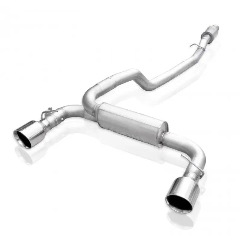 Stainless Works 2016-18 Ford Focus Rs 3In Catback Vintage Round Muffler 5In Tips 1