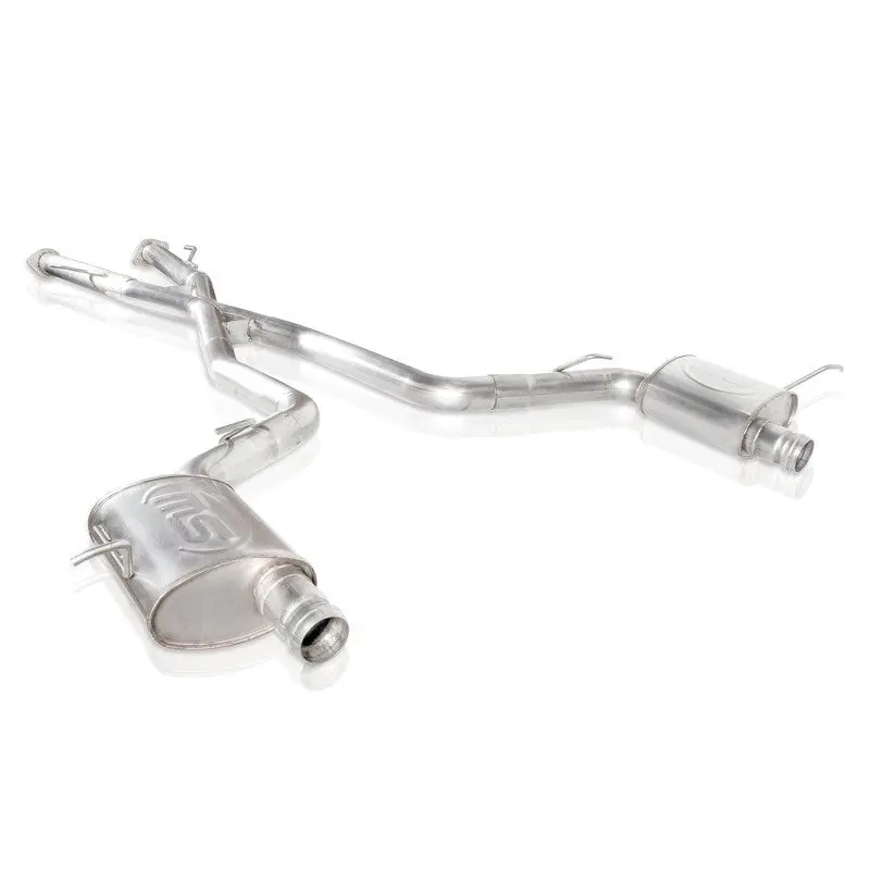 Stainless Works 2018 Jeep Trackhawk 6.2L 3In Catback System X-Pipe Turbo S-Tube Muffler Stock Exit 2