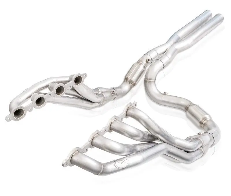 Stainless Works 2019+ Chevrolet Silverado 5.3/6.2 Catted Headers 1-7/8In Primaries 3In Leads X-Pipe 1