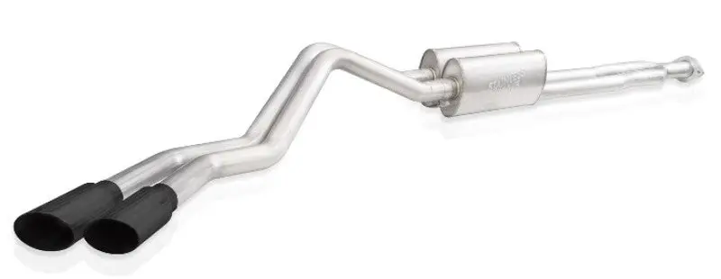 Stainless Works 2020-21 Silverado Hd 6.6L Legend Catback Black Tips 1