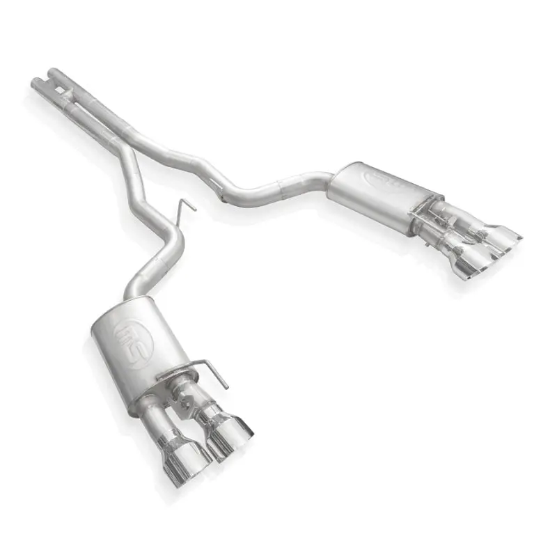 Stainless Works 2020 Ford Gt500 Redline Catback H-Pipe Exhaust Factory Connect - Polished Tips 1