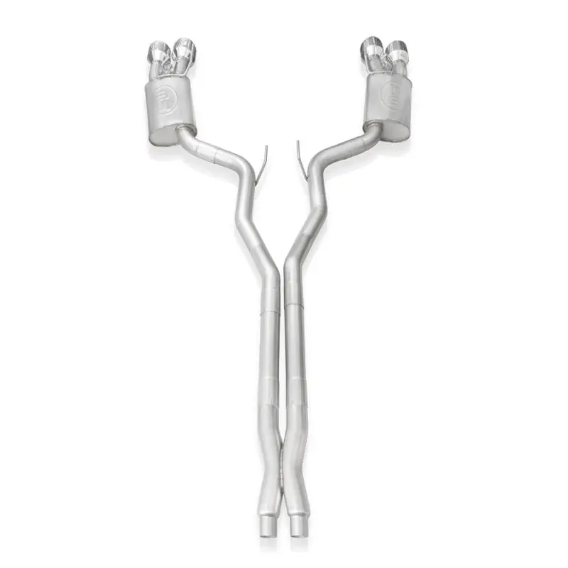 Stainless Works 2020 Ford Gt500 Redline Catback X-Pipe Exhaust Factory Connect - Polished Tips 1