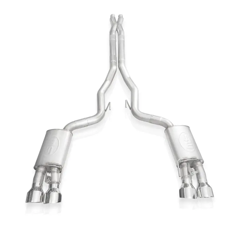 Stainless Works 2020 Ford Gt500 Redline Catback X-Pipe Exhaust Factory Connect - Polished Tips 2