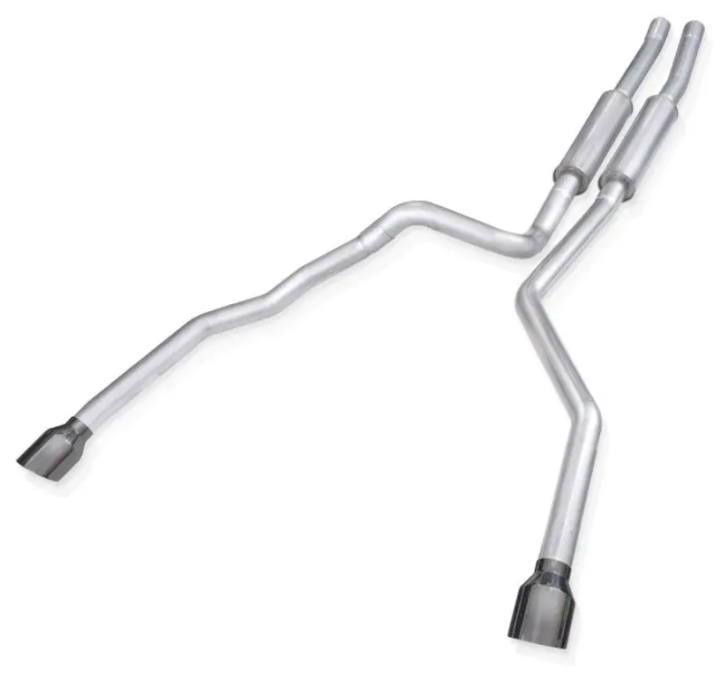 Stainless Works 2021 Ram Trx 6.2L Legend Catback W/ Black Chrome Tips 1