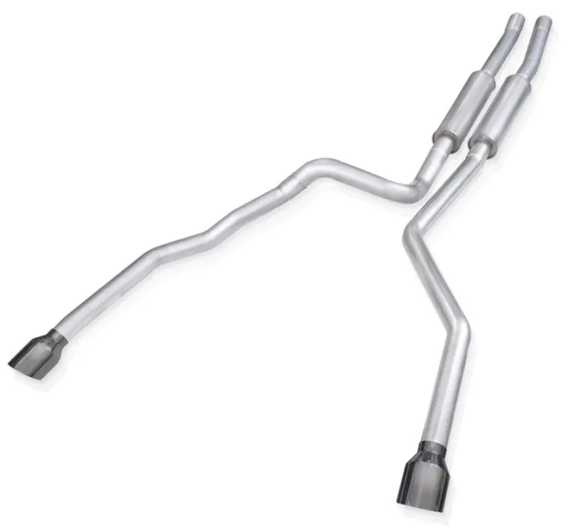 Stainless Works 2021 Ram Trx 6.2L Redline Catback W/ Black Chrome Tips 1