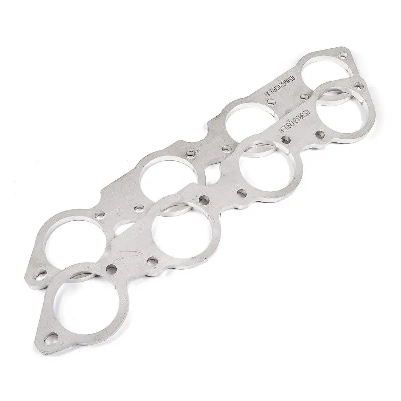 Stainless Works Bbc Round Port 304Ss Exhaust Flanges 2-3/8In Primaries (Raised Port Heads Only) 1