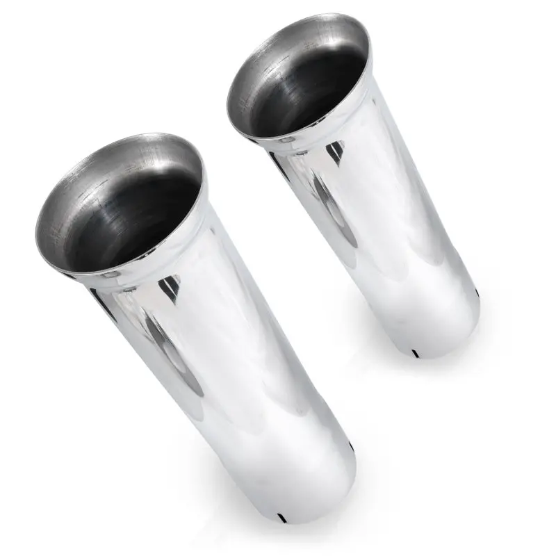 Stainless Works Bell Exhaust Tips- 2 1/2In Id Inlet 2 1/2In Body 1