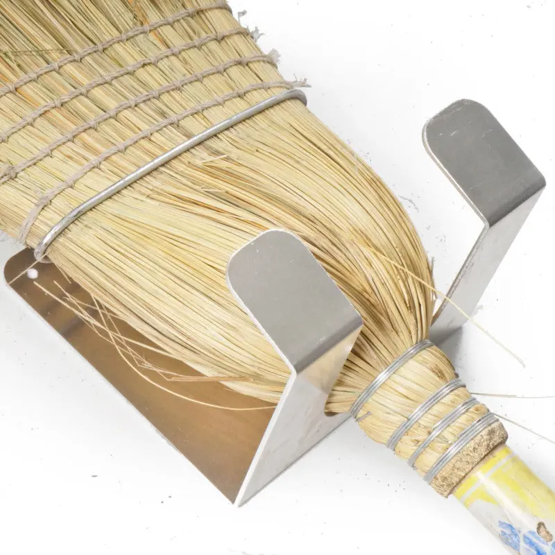 Stainless Works Broom Holder 1