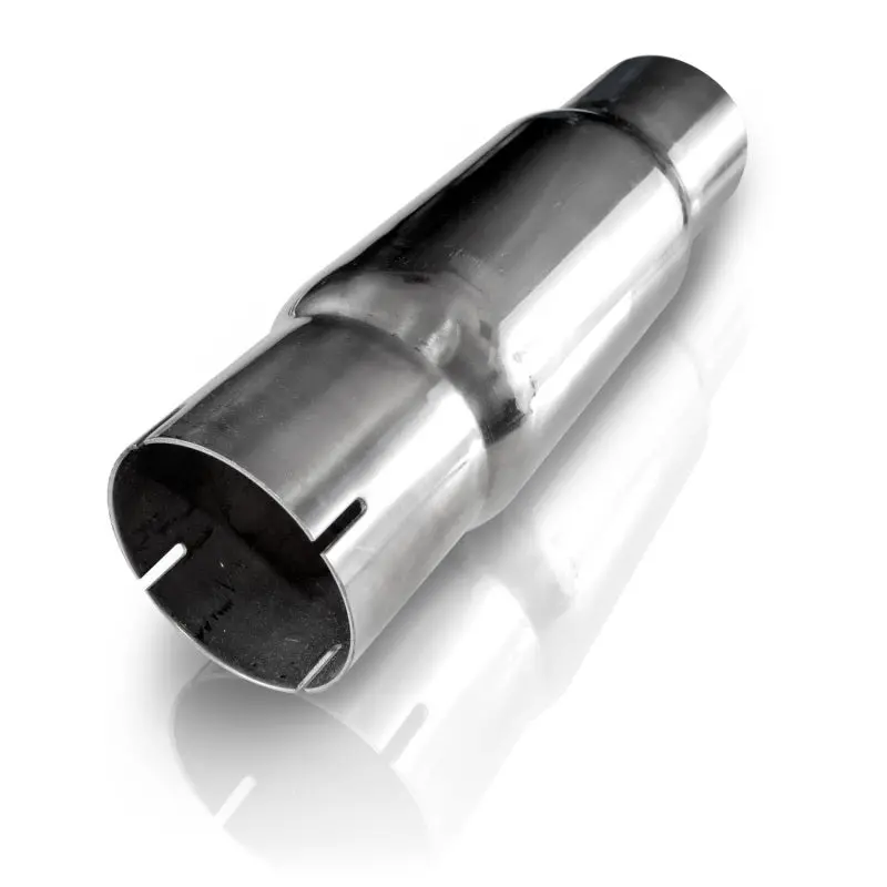 Stainless Works Catalytic Converter - Metal Matrix Hi-Flow Slim Design (2.5In End 1