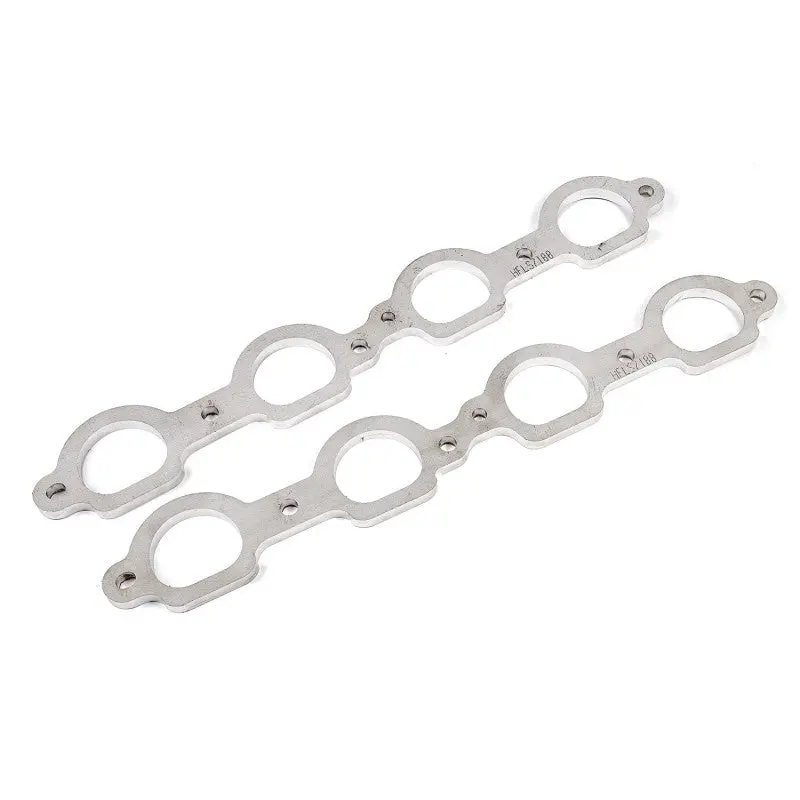 Stainless Works Chevrolet Ls7 D-Port Shaped Header 304Ss Exhaust Flanges 2In Primaries 1