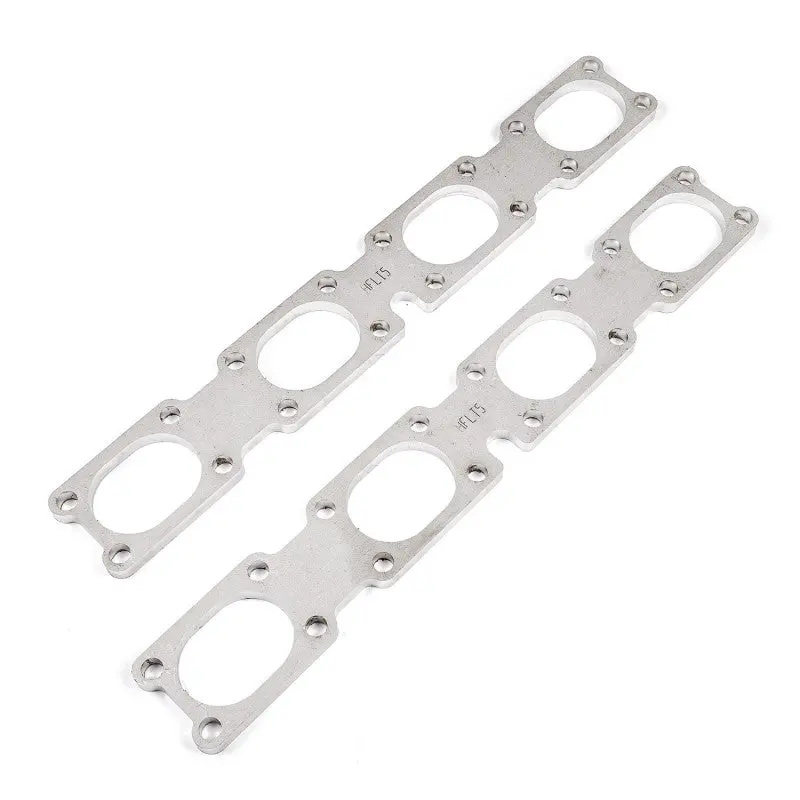 Stainless Works Chevrolet Lt5 Flat Rectangular Port Header 304Ss Exhaust Flanges 2In Primaries 1