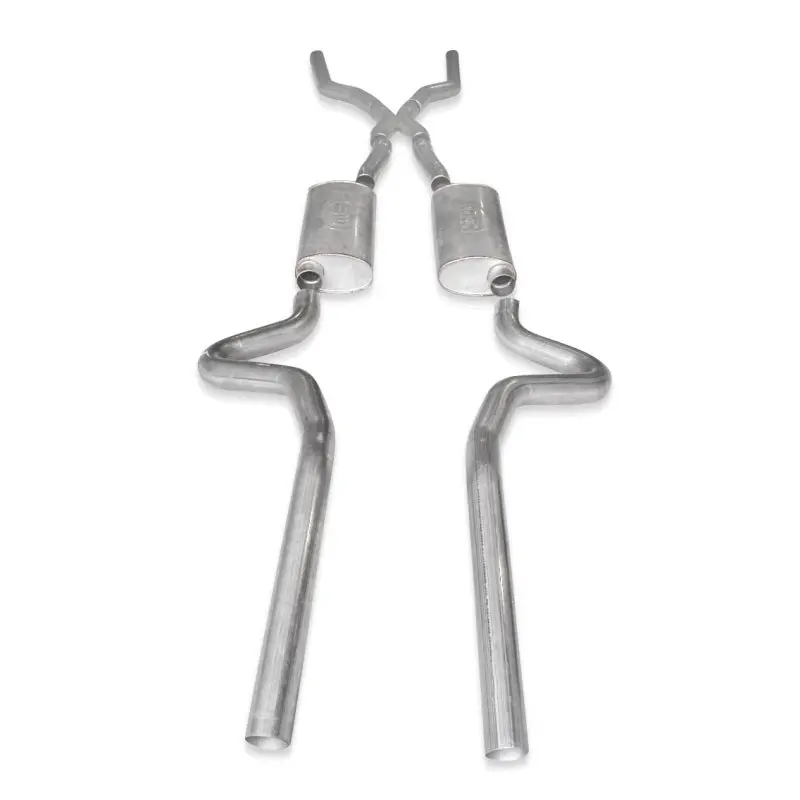 Stainless Works Chevy Chevelle Ls1 Hot Rod 1968-72 Exhaust 3In Stainless Turbo Mufflers 1