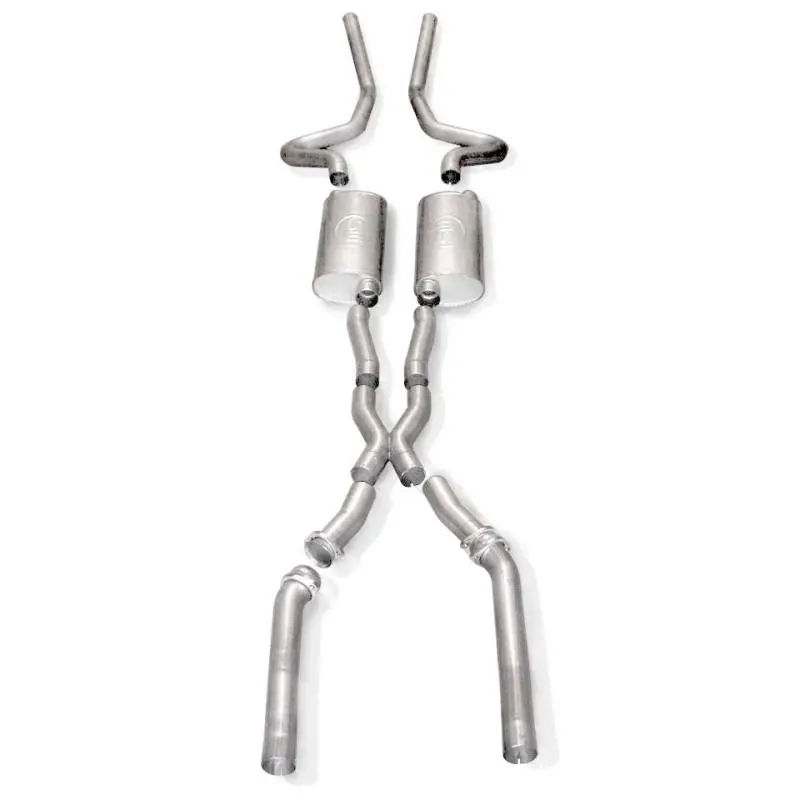 Stainless Works Chevy Chevelle Small/Big Block 1968-72 Exhaust 3In System With X-Pipe 1