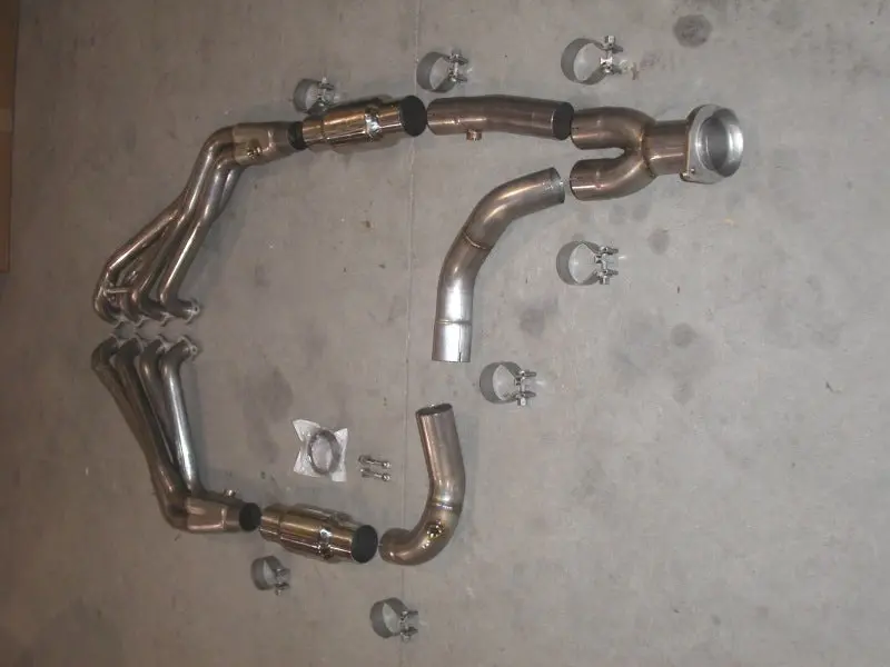 Stainless Works Chevy/Gmc Truck 1999-02 Headers 2Wd With Converters 1