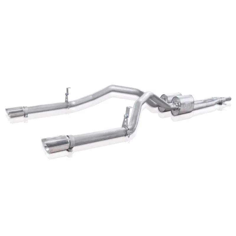 Stainless Works Chevy Silverado/Gmc Sierra 2007-16 5.3L/6.2L Exhaust Y-Pipe Under Bumper Exit 1