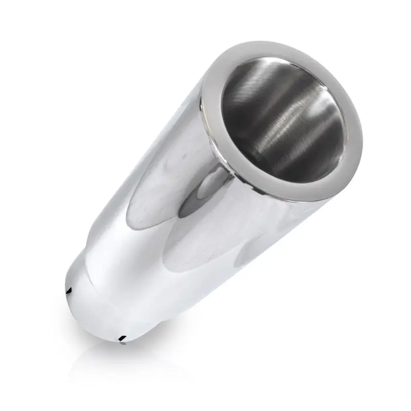 Stainless Works Double Wall Straight Cut Exhaust Tips - 4In Body 3In Id 1
