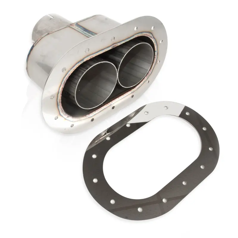 Stainless Works Oval Through-Body Tip With Tubes 1