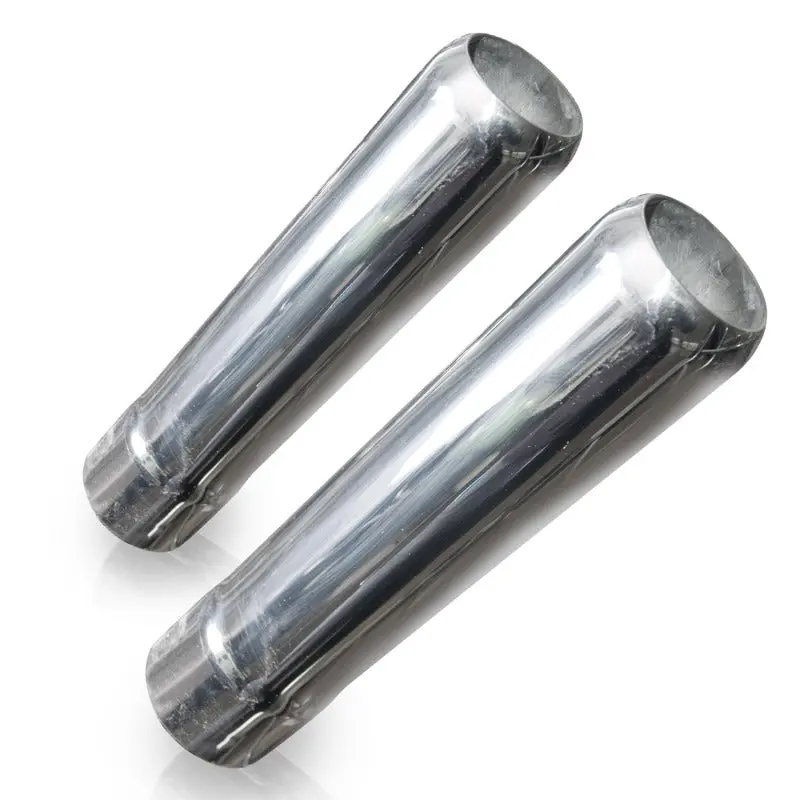 Stainless Works Pencil Cut Exhaust Tips 2 1/2In Body 2 1/2In Id Inlet 1