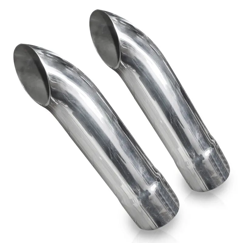 Stainless Works Short Turn Down Tips- 2 1/2In Id Inlet 2 1/2In Body 1