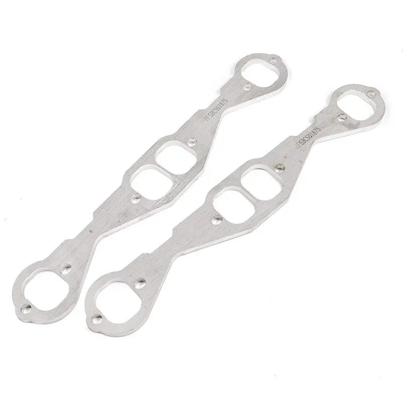 Stainless Works Small Block Chevy Squared Oval Port Header 304Ss Exhaust Flanges 1-7/8In Primaries 1