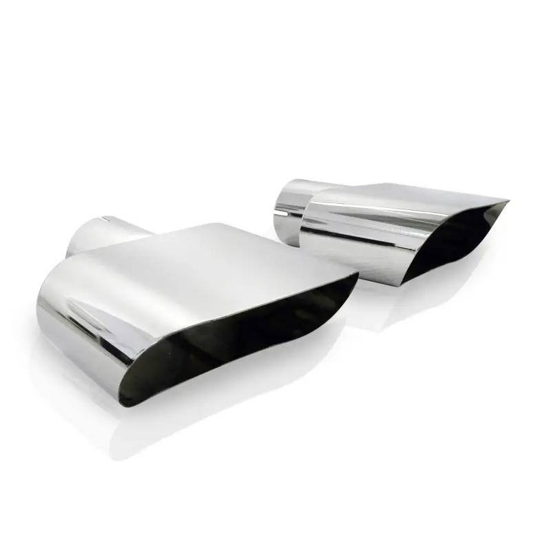 Stainless Works Wide Oval Challenger R/T 2-1/2In Inlet Tips (Priced Per Pair) 1