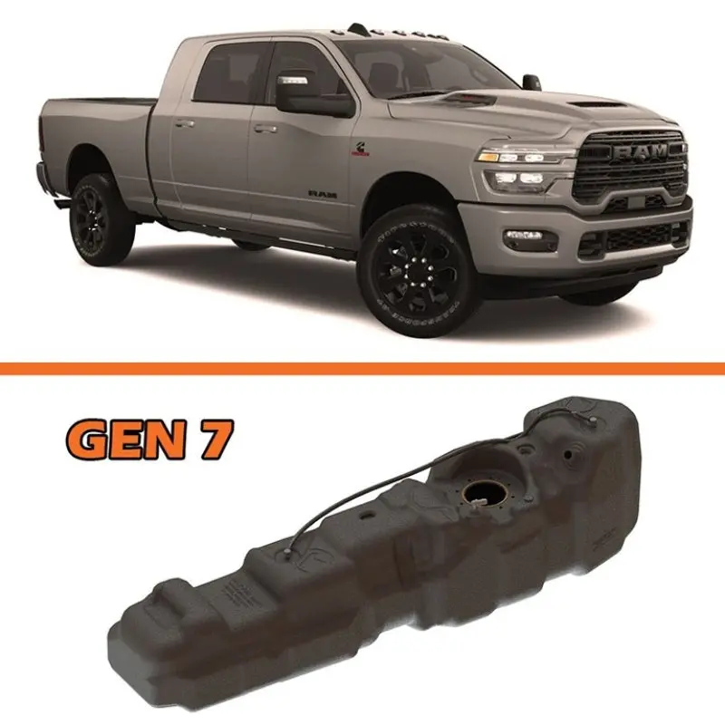 Titan Fuel Tanks 25-26 Ram 2500/3500 Cummins Mega Cab Short Bed 50 Gallon Xxl Mid-Ship Fuel Tank 1