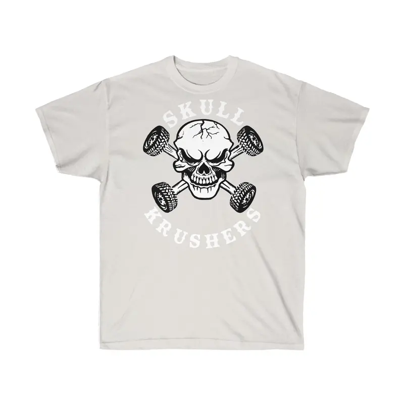 Unisex Ultra Cotton Tee - Sk Ash Grey 1
