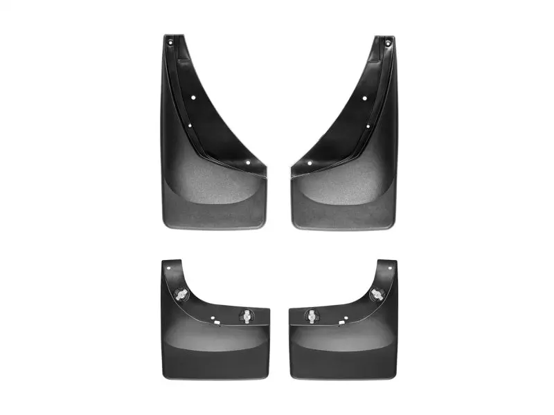 Weathertech 01-06 Chevrolet Silverado No Drill Mudflaps - Black 2