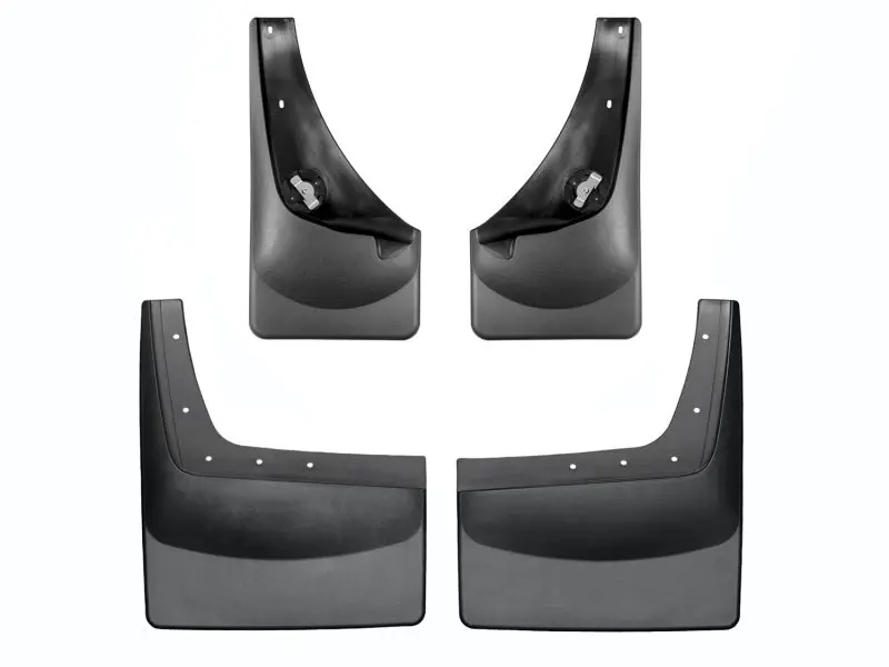 Weathertech 01-07 Ford F250/F350/F450/F550 No Drill Mudflaps - Black 1