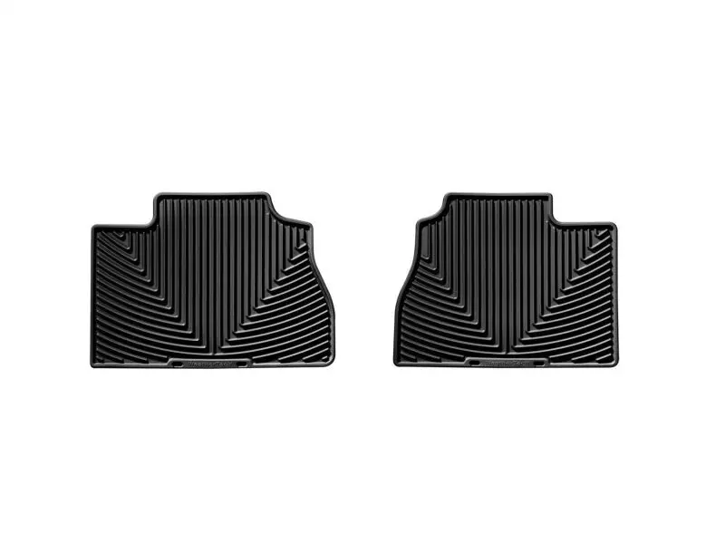 Weathertech 02-08 Dodge Ram 1500 Rear Rubber Mats - Black 1