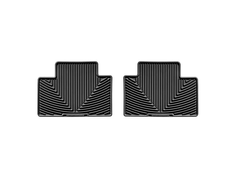 Weathertech 05-13 Toyota Tacoma Crew Cab Rear Rubber Mats - Black 2