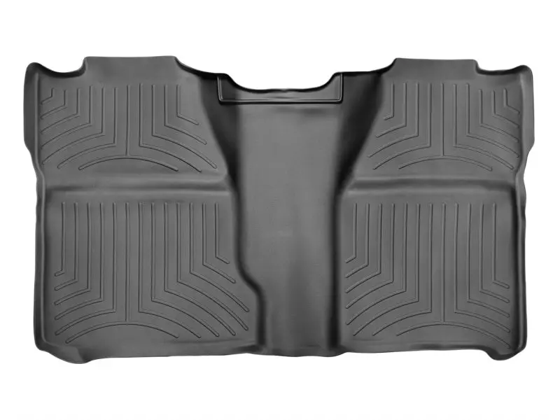 Weathertech 07-13 Chevrolet Silverado Crew Cab Rear Floorliner - Black 1