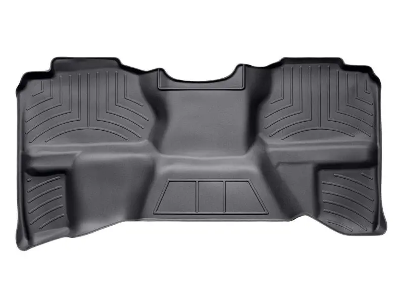 Weathertech 07-13 Chevrolet Silverado Extended Cab Rear Floorliner - Black 2