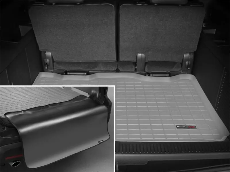 Weathertech 07-13 Chevrolet Suburban Cargo With Bumper Protector - Grey 2