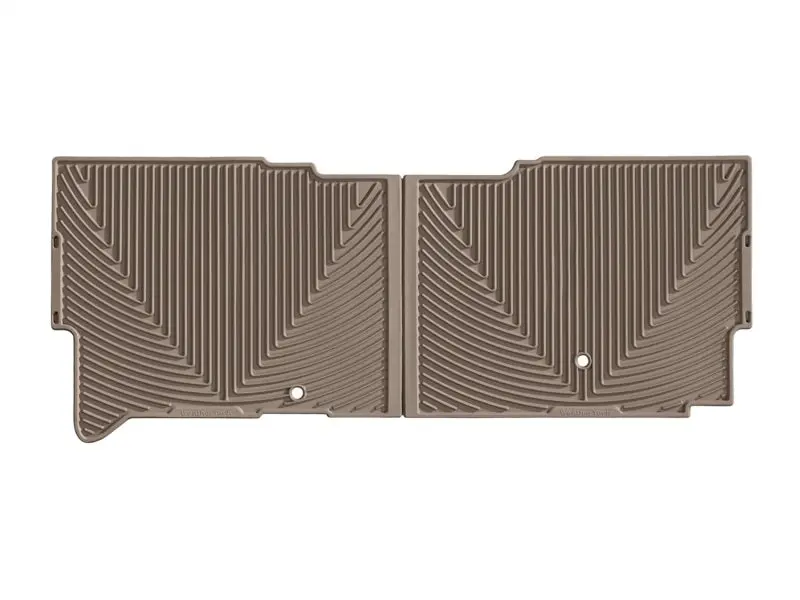 Weathertech 08-10 Ford F250/F350/F450/F550 Rear Rubber Mats - Tan 1