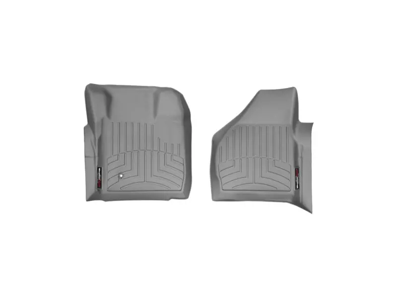 Weathertech 08-10 Ford F250/F350/F450/F550 Super Duty Super Cab Front Floorliner - Grey 1